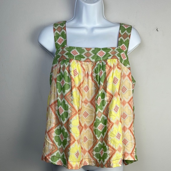 Colorful Geometric Patterned Tank Top - Picture 2 of 16